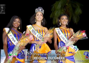 Présélection Miss Ci 2022 /  Kinsa remporte la couronne de la region du gbêkê /
