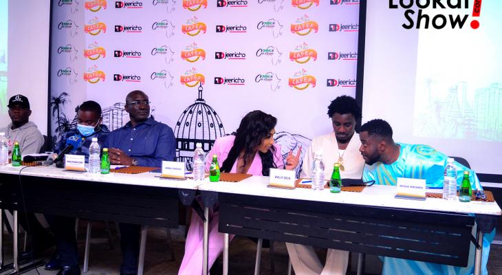 Lancement Coming to Cote d'ivoire avec Niska, Wally seck, Iba one au pull man