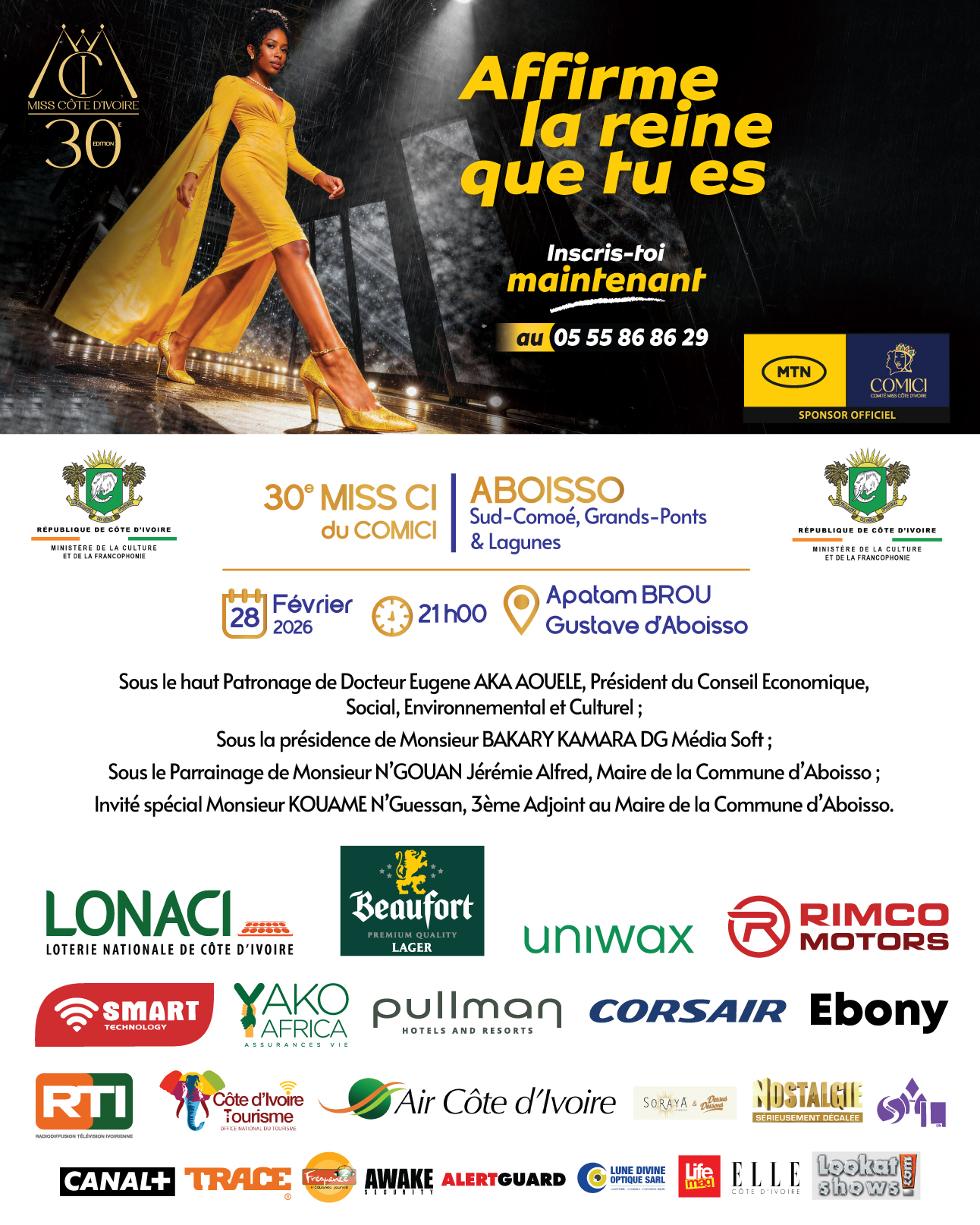 PRESELECTION MISS CI 2026 ABOISSO