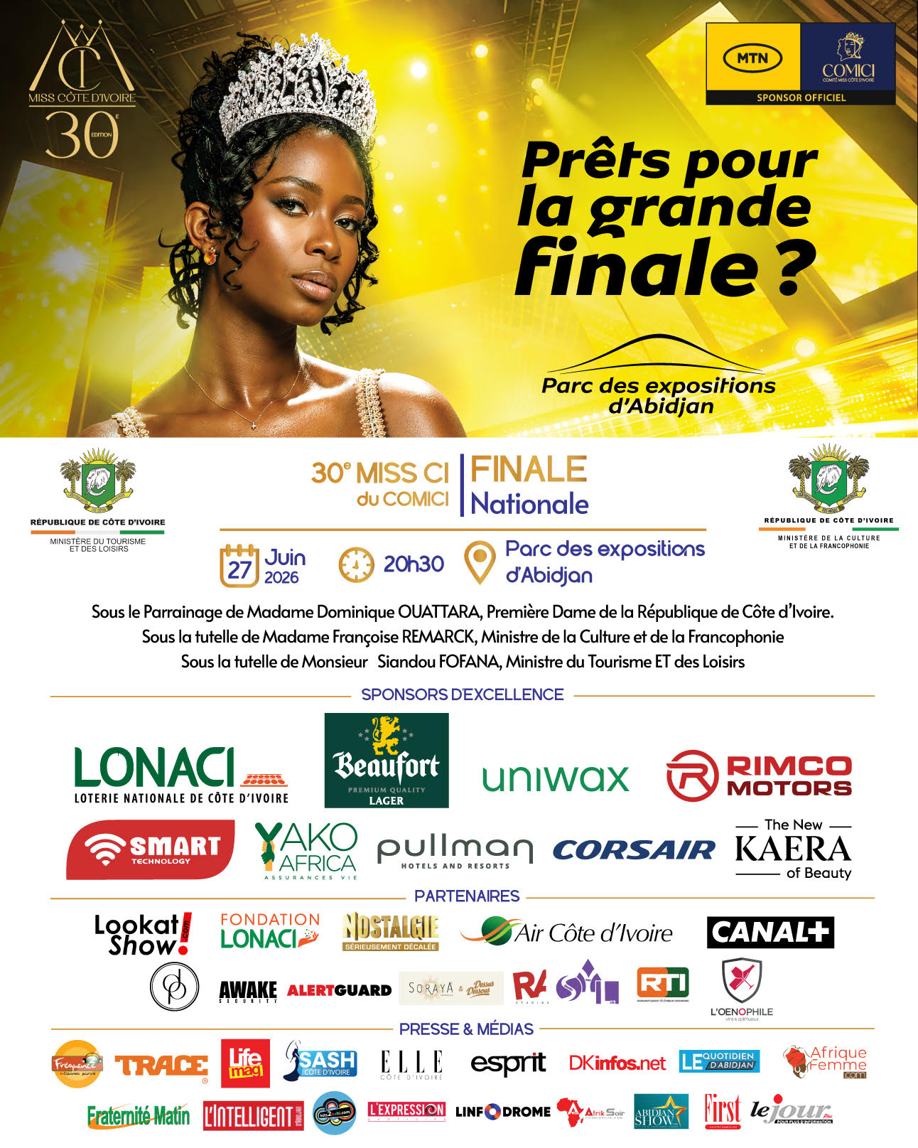 Finale 30e Miss Cote d'ivoire 