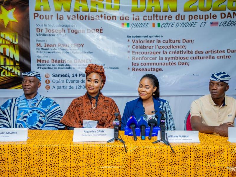 Lancement officiel des Awards Dan 2026 à Conakry pour l'unité du peuple Dan