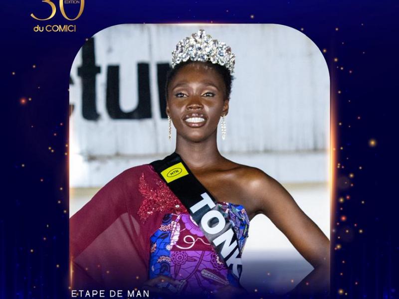 Présélection 30è Miss Côte d'Ivoire: Laura Akatia sacrée Miss Tonkpi à Man
