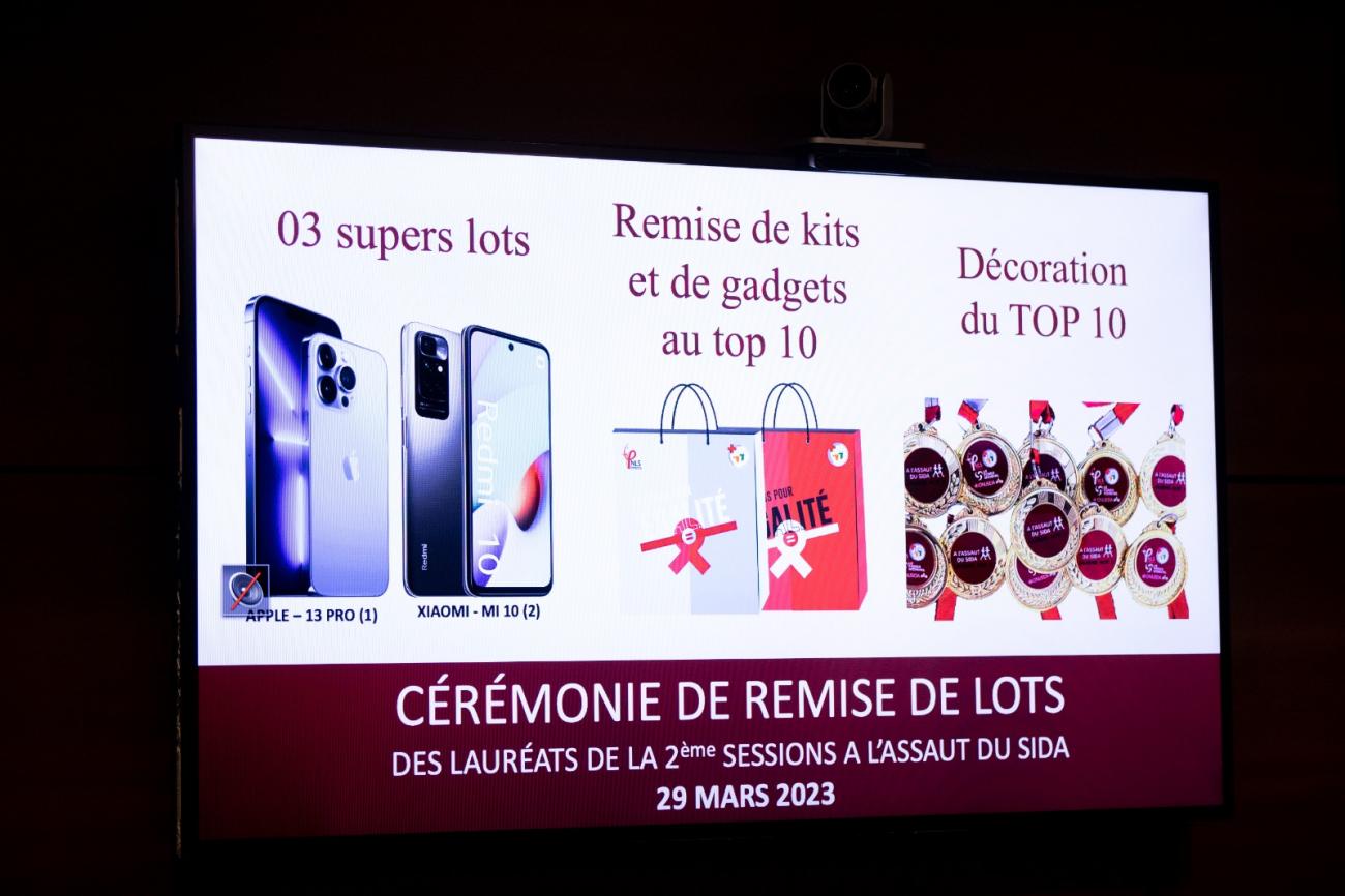 Santé / les lauréats du jeu concours à l'assaut du Sida