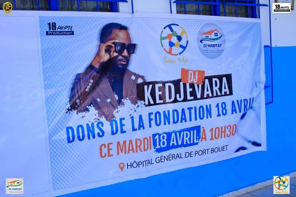 Kedjevara célèbre son anniversaire en faisant des dons à l'hôpital général de Port-Bouet