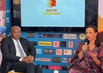 Festival de Cannes : Siandou Fofana et Françoise Remarck vendent l'offre du Ciné-Tourisme sur La CroisetteLe Ministre du Tourisme, Siandou Fofana, et sa collègue de la Culture et de la Francophonie, Françoise Remarck, prennent part au Festival de Cannes en France, où ils ont animé un panel de haut-niveau, le dimanche 22 mai, en vue d’expliciter l’offre du Ciné-Tourisme que la Côte d’Ivoire entend explorer.    À cette 75e grand'messe du 7e art, donc, ils ont exposé, au Pavillon Afrique, sur l'attractivité su