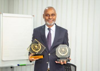 M. KOUASSI KOUAME PATRICE Lauréat des prix PRIMADEM-CI du Meilleur Acteur des Œuvres de développement de Côte d’Ivoire ; et du Super Prix SAFAM COM  BRONZE 2023