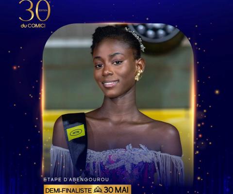 30e Miss Côte d'Ivoire du COMICI : Fabienne Yapo triomphe au Face-à-Face et s'envole vers la demi-finale