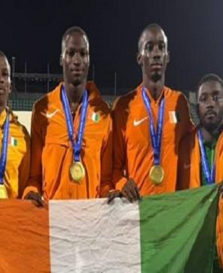 Athlétisme : la Côte d’Ivoire termine les Championnats d’Afrique avec 6 médailles dont 4 en or