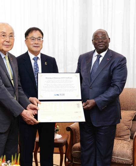 Taekwondo : le président du Kukkiwon choisit la Côte d'Ivoire comme porte d'entrée en Afrique